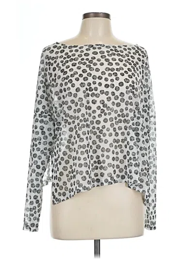 Pre-owned Iris Long Sleeve T-shirt In Silver