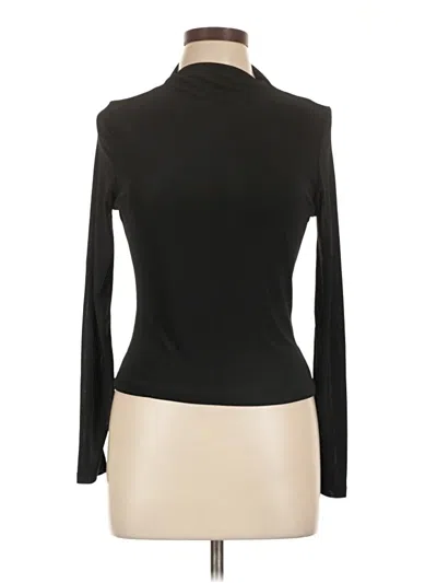Pre-owned Iris Long Sleeve Turtleneck In Black