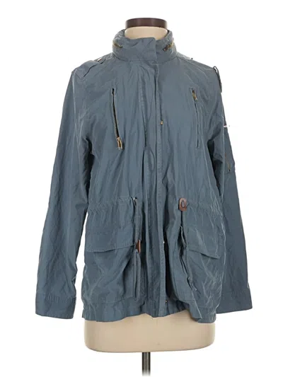 Pre-owned Iris Raincoat In Blue