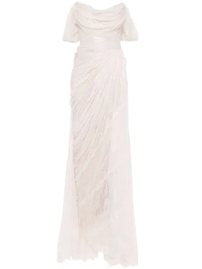 Iris Serban Ayra Maxi Dress In Neutrals