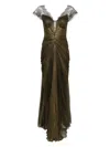 Iris Serban Cindy Maxi Dress In Brown