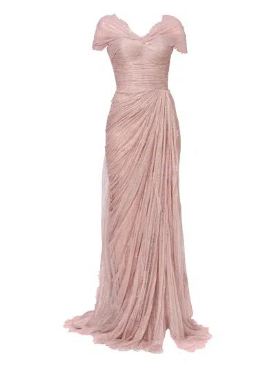 Iris Serban Elisabeth Dress In Pink