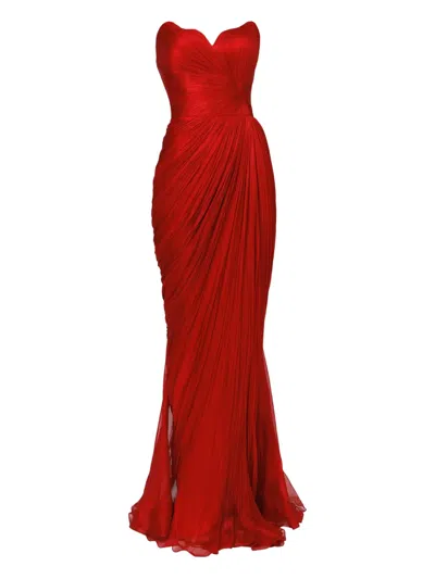 Iris Serban Gisselle Dress In Red