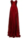 Iris Serban Ilia Gown In Red