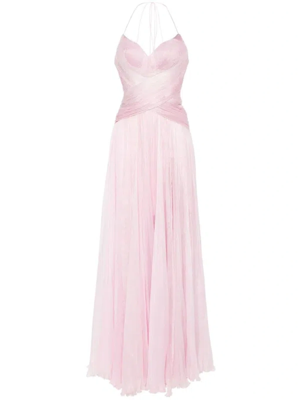 iris serban pink dress Iris Serban Electra gown - women - Polyester/Silk - 34 - Pink from  $4,020.00