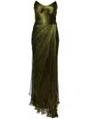 Iris Serban Leila Maxi Dress In Green