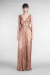 Iris Serban Letita In Brown Silk In Brown