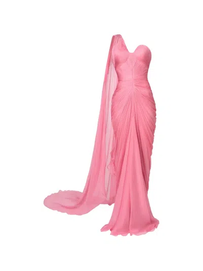 Iris Serban Living Maxi Dress In Pink