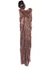 Iris Serban Lucien Gown In Brown