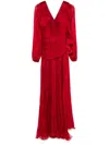 Iris Serban Lunah Gown In Red