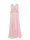 Iris Serban Nascisa Gown In Pink
