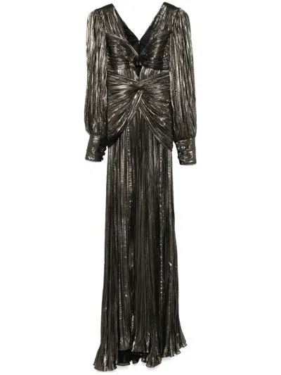 Iris Serban Naty Gown In Gold