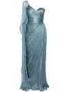 Iris Serban Sellem Gown In Blue