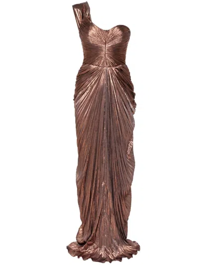 Iris Serban Zay Gown In Brown