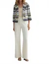 Iris Setlakwe Cropped Jacket In Multi In Gray