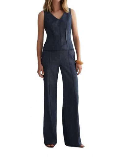 Iris Setlakwe Denim Sleeveless Top In Blue