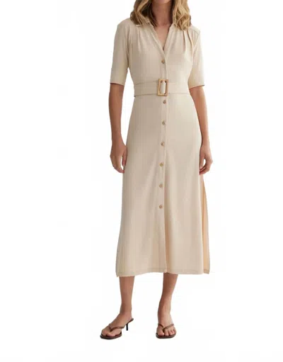 Iris Setlakwe Duster Dress In Champagne In Neutral