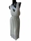 Iris Setlakwe Halter Dress In Mid Grey In Grey