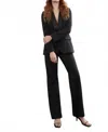 Iris Setlakwe High Waist Wide Leg Pants In Black In Black