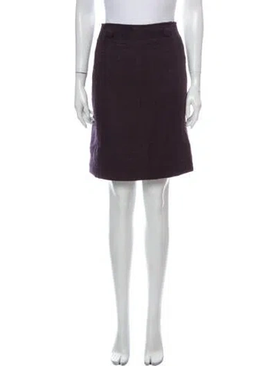 Pre-owned Iris Setlakwe Knee-length Skirt In Purple