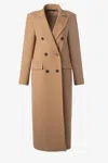 Iris Setlakwe Long Coat In Camel In Brown
