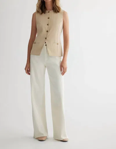 Iris Setlakwe Pocket Vest In Sand In Nude