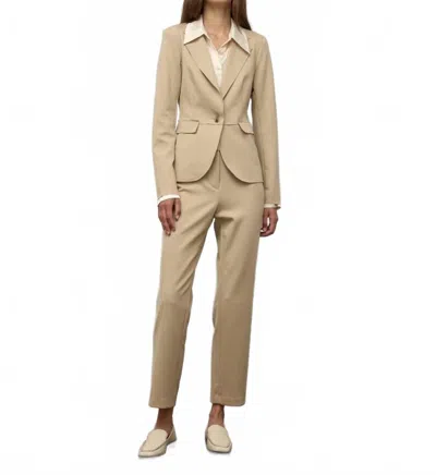 Iris Setlakwe Slim Pant In Taupe In Nude