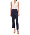 Iris Setlakwe Slim Straight Pants In Navy In Blue