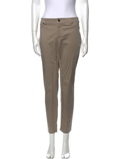 Pre-owned Iris Setlakwe Straight Leg Pants In Neutral