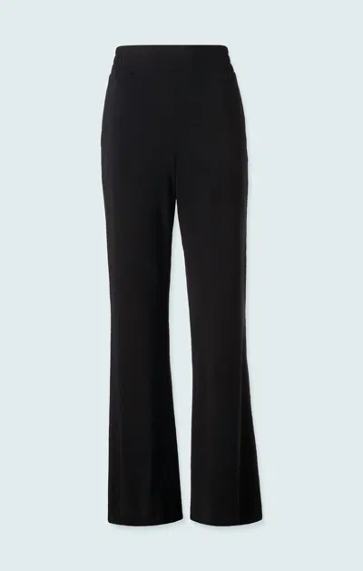 Iris Setlakwe Straight Leg Pull Up Pants Boxer Waist Band In Black