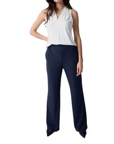 Iris Setlakwe Straight Leg Pull Up Pants In Navy In Black
