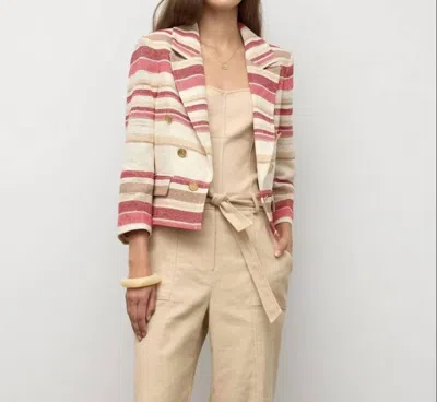 Iris Setlakwe Women's Cropped Jacket In Orange Multi