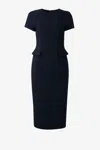 Iris Setlakwe Women's Fitted Dress In Black In Blue