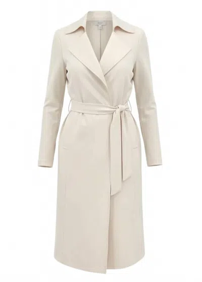 Iris Setlakwe Women's Matte Jersey Trench Coat In Bone In Neutral