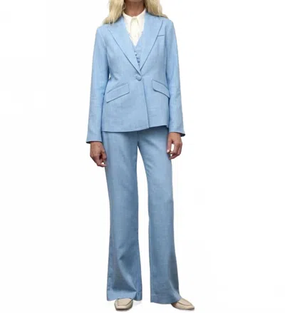 Iris Setlakwe Women's Peak Lapel Jacket In Midnight Blue