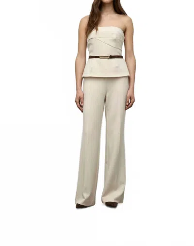 Iris Setlakwe Women's Wide Leg Pant In Bone In Neutral