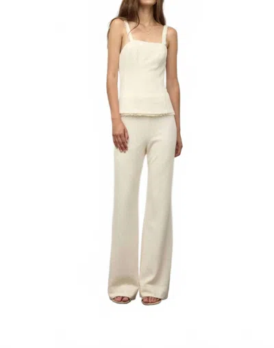 Iris Setlakwe Women's Wide Leg Pant In Ivory In White