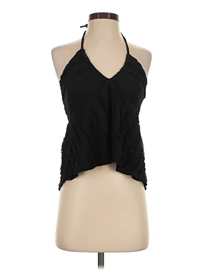 Pre-owned Iris Sleeveless Blouse In Black