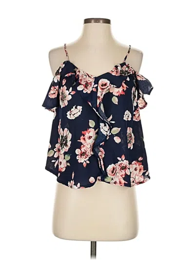 Pre-owned Iris Sleeveless Blouse In Blue