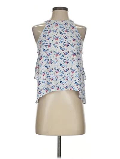 Pre-owned Iris Sleeveless Blouse In Blue