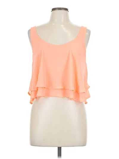 Pre-owned Iris Sleeveless Blouse In Orange