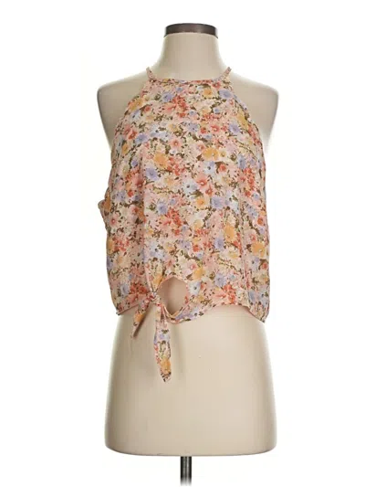 Pre-owned Iris Sleeveless Blouse In Orange