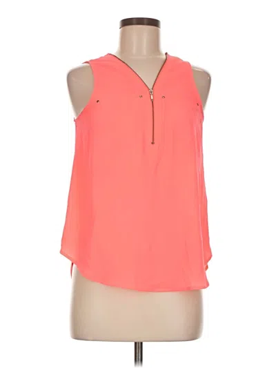 Pre-owned Iris Sleeveless Blouse In Orange