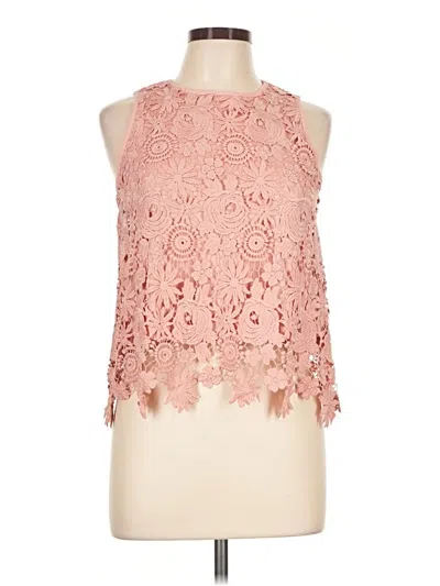 Pre-owned Iris Sleeveless Blouse In Pink