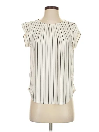 Pre-owned Iris Sleeveless Blouse In White