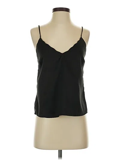 Pre-owned Iris Sleeveless Top Black Halter Neckline Tops