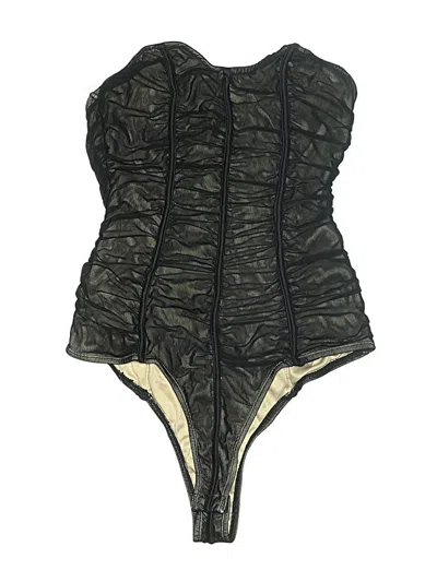 Pre-owned Iris Sleeveless Top Black Strapless Neckline Tops
