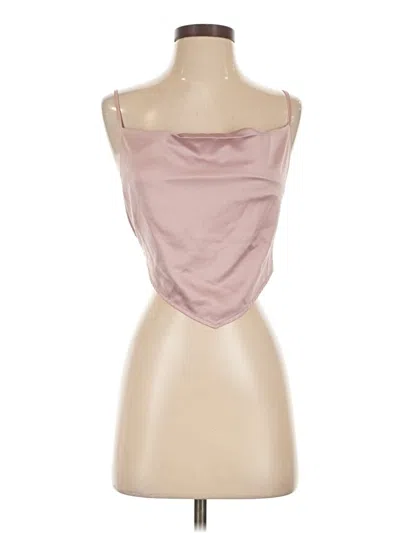 Pre-owned Iris Sleeveless Top Pink Strapless Neckline Tops