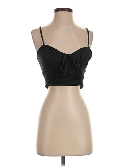 Pre-owned Iris Tube Top Black Strapless Neckline Tops