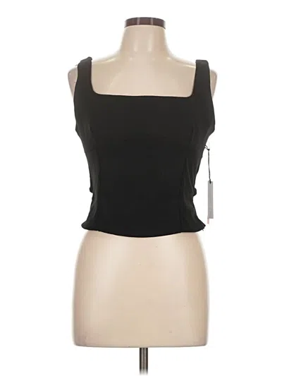 Pre-owned Iris Tube Top Black Strapless Neckline Tops